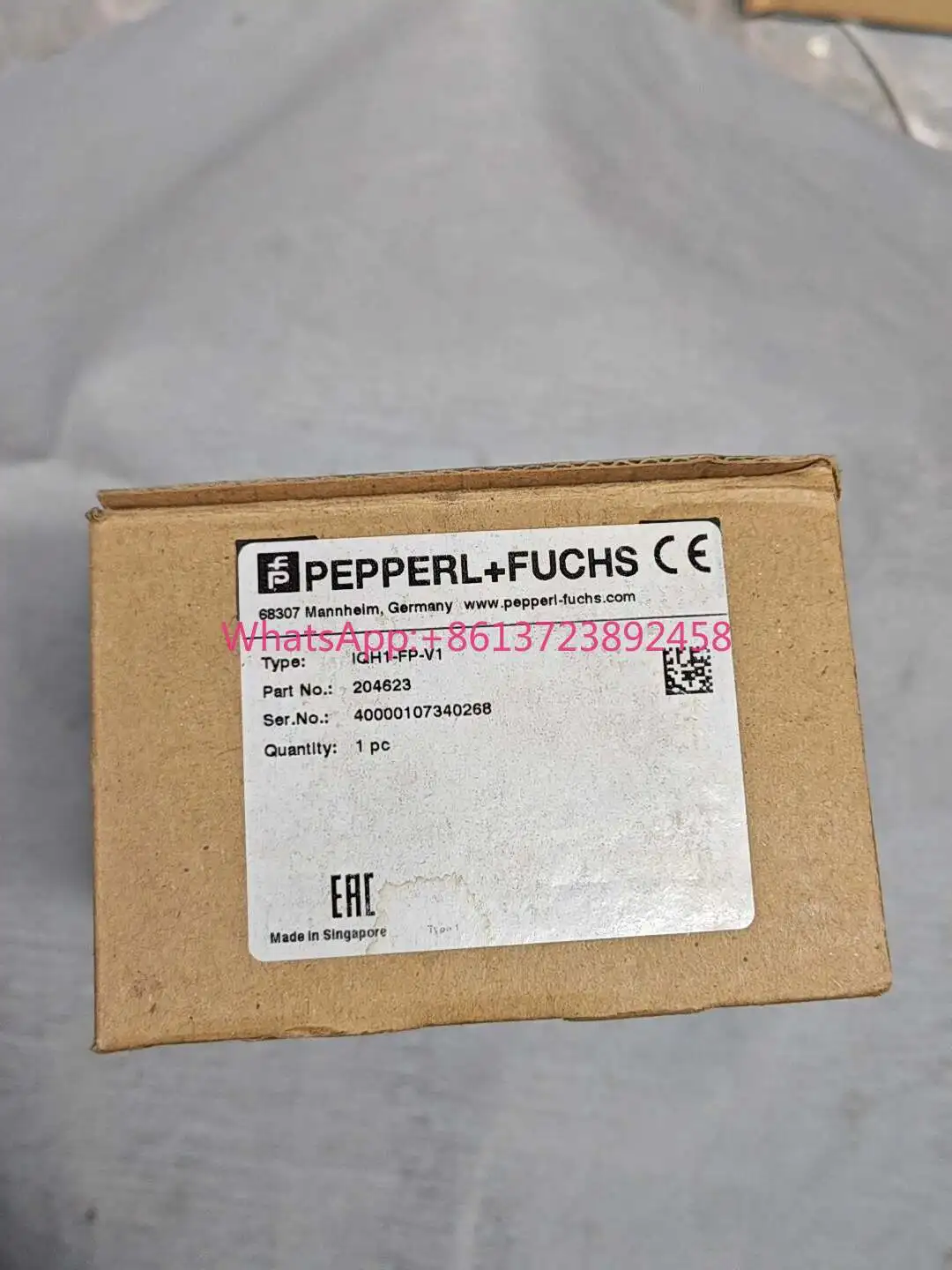 PEPPERL + FUCHS IQH1-FP-V1 read/write head sensor, high quality
PEPPERL + FUCHS IQH1-FP-V1 read/write head sensor, high quality