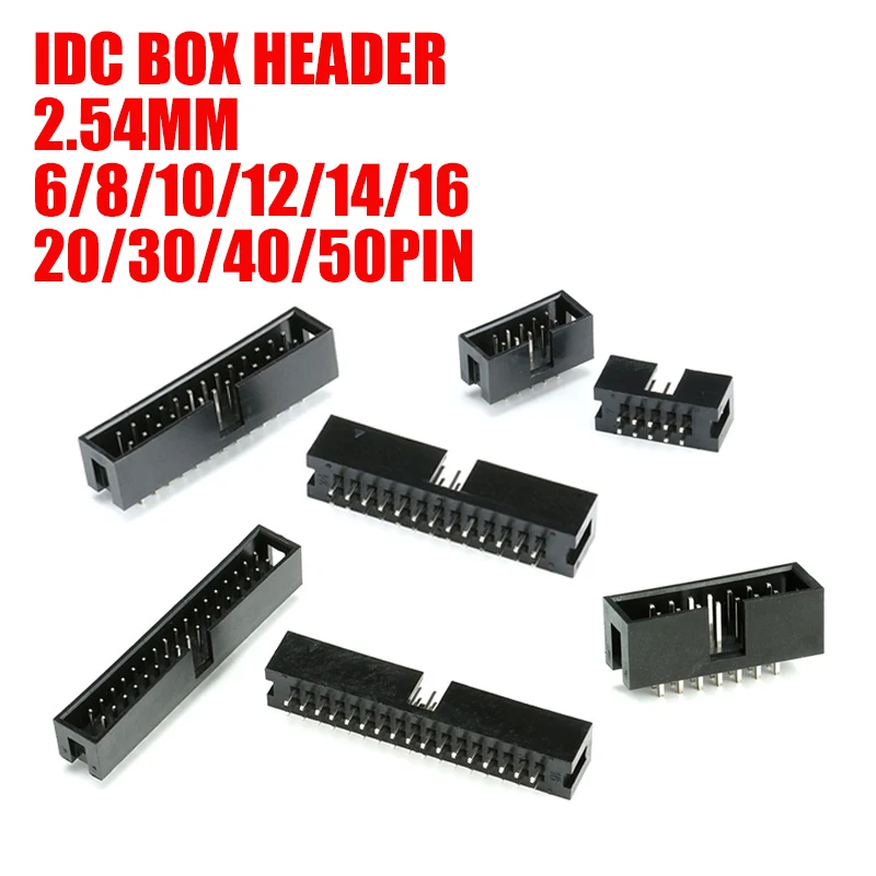 10Pcs/5Pcs 2.54MM Pitch DC3 6/8/10/14/16/20/26/30/34/40/50/64P Socket Box ISP Male Straight Pin Header PCB Connector IDC JTAG
10Pcs/5Pcs 2.54MM Pitch DC3 6/8/10/14/16/20/26/30/34/40/50/64P Socket Box ISP Male Straight Pin Header PCB Connector IDC JTAG