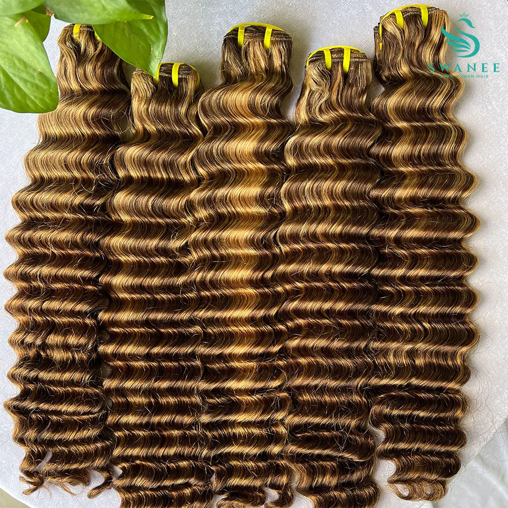 Color P4/27 Deep Wave Highlight Dark Brown and Honey Blonde Human Hair Bundles Deep Wave Hair Bundle Hair Weave For Women
Color P4/27 Deep Wave Highlight Dark Brown and Honey Blonde Human Hair Bundles Deep Wave Hair Bundle Hair Weave For Women