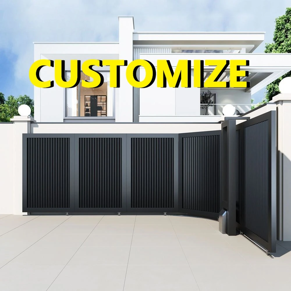 Any Size Custom Aluminum Modern Elegant Driveway Gate Privacy Security Heavy Duty Durable Weatherproof Residential Villa Backyar
Any Size Custom Aluminum Modern Elegant Driveway Gate Privacy Security Heavy Duty Durable Weatherproof Residential Villa Backyar