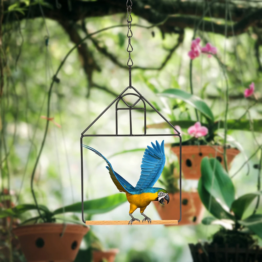 1 Set Parrot Stand Style Durable Wear Resistant Material Bird Perch Toy Tabletop Decoration Home Accessory Metal Training
1 Set Parrot Stand Style Durable Wear Resistant Material Bird Perch Toy Tabletop Decoration Home Accessory Metal Training