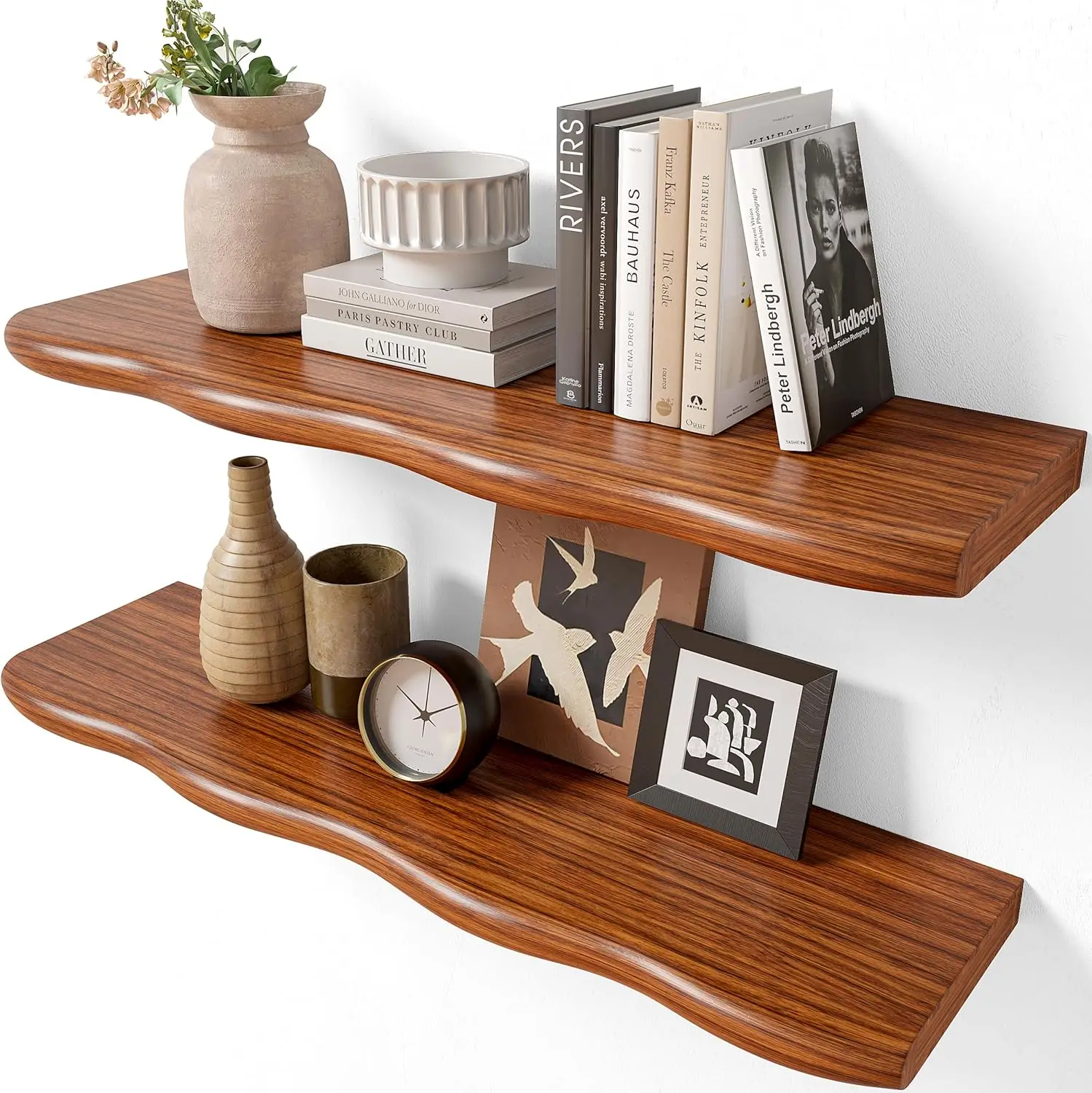 24inch Walnut Finished Floating Shelves for Wall,Luxury Rustic Solid Pine Wood Shelf Bracket for Room Decor,Wall Mounte
24inch Walnut Finished Floating Shelves for Wall,Luxury Rustic Solid Pine Wood Shelf Bracket for Room Decor,Wall Mounte
