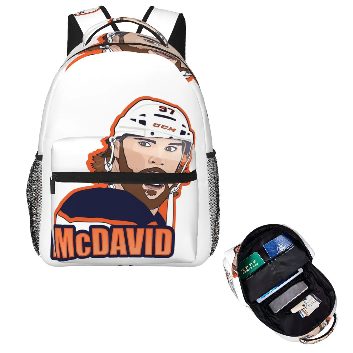 Connor McDavid 97 For Edmonton Oilers Fans Backpack Hot Sale Daypack Large Capacity Children BookBag School Bag Shoulder Bags
Connor McDavid 97 For Edmonton Oilers Fans Backpack Hot Sale Daypack Large Capacity Children BookBag School Bag Shoulder Bags