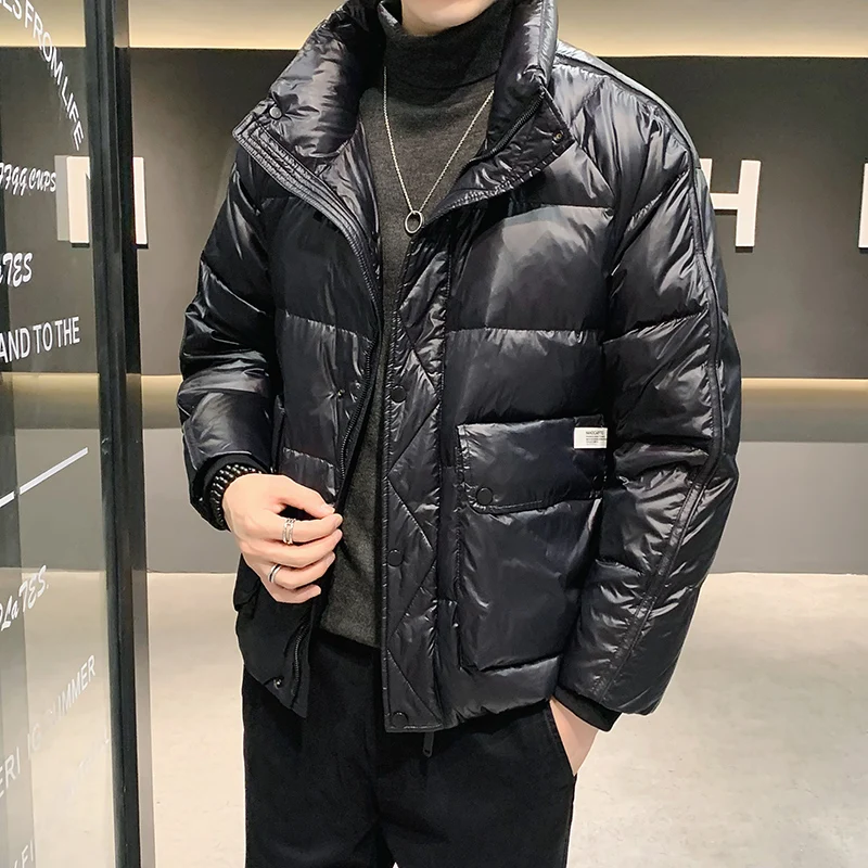 Casual Top White Duck Down Jacket Winter Men's Warm Windproof Short Puffer Coat Outwear Solid Color Thick Padded Parkas Clothing
Casual Top White Duck Down Jacket Winter Men's Warm Windproof Short Puffer Coat Outwear Solid Color Thick Padded Parkas Clothing