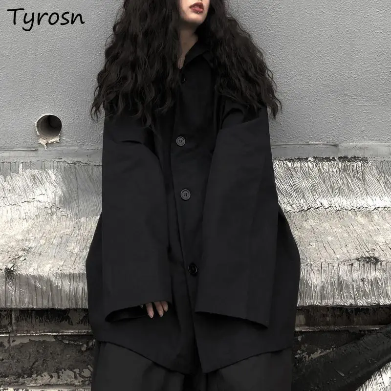 Hooded Black Jackets Women Pure Color Korean Fashion Clothing Teens Streetwear Cool Chaquetas Minimalist Loose Windbreak Unisex
Hooded Black Jackets Women Pure Color Korean Fashion Clothing Teens Streetwear Cool Chaquetas Minimalist Loose Windbreak Unisex