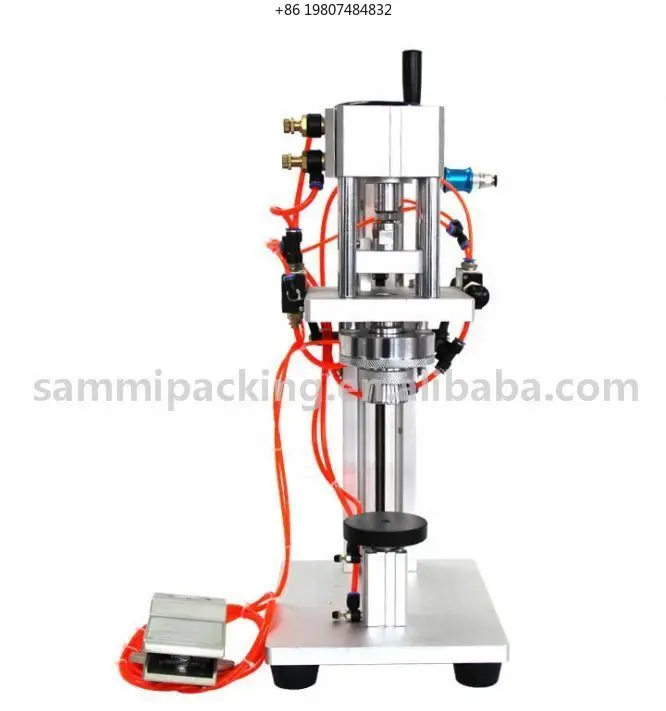 Semi-Automatic Pneumatic Perfume Bottle Machine, Manual Crimping Cap Press with Wood Packaging, AliExpress
Semi-Automatic Pneumatic Perfume Bottle Machine, Manual Crimping Cap Press with Wood Packaging, AliExpress