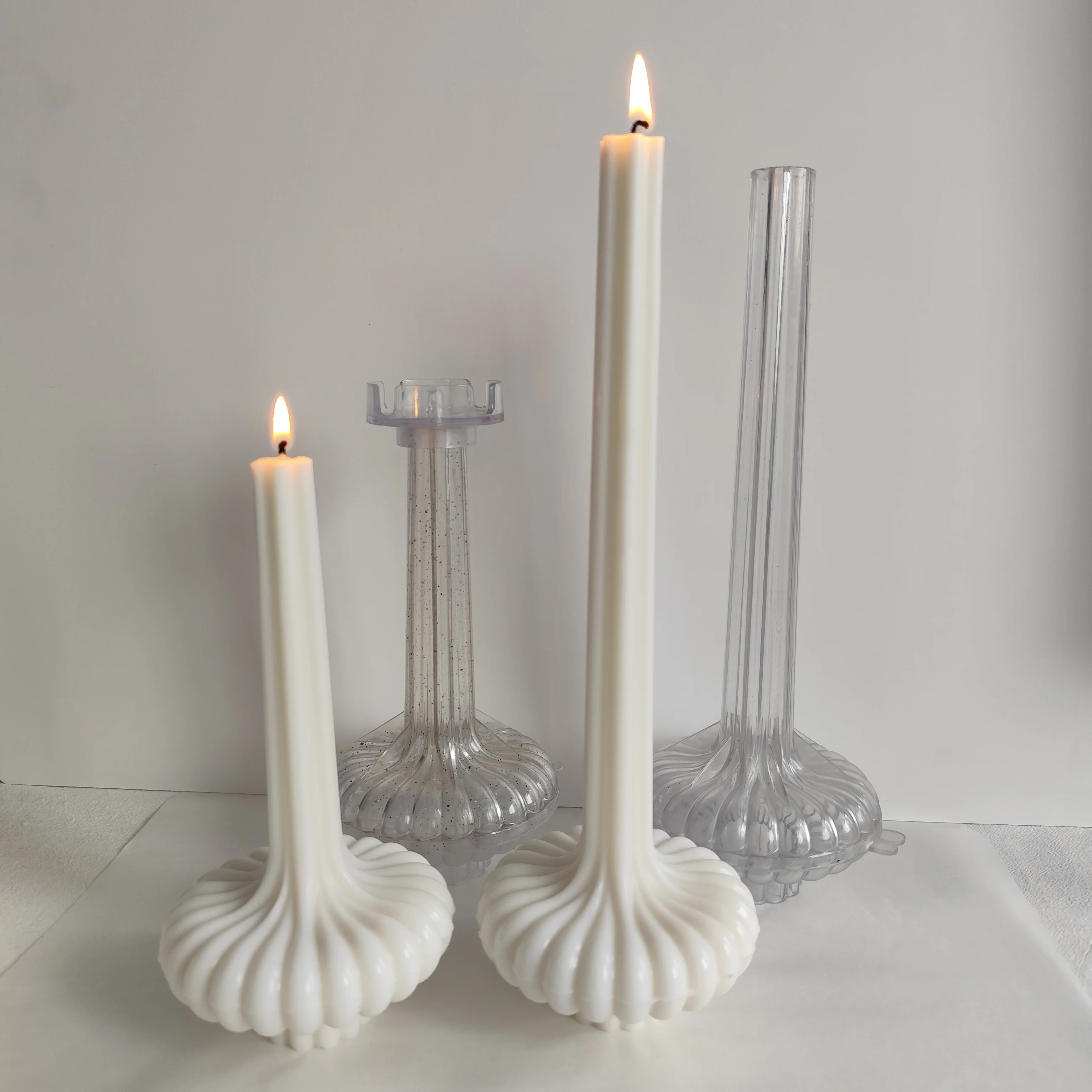 Unique Aesthetic Ribbed Pillar Candle Mold Making Wedding, Tall Striped Taper, Soy Wax Sculptural Column, Acrylic Plastic Mould
Unique Aesthetic Ribbed Pillar Candle Mold Making Wedding, Tall Striped Taper, Soy Wax Sculptural Column, Acrylic Plastic Mould