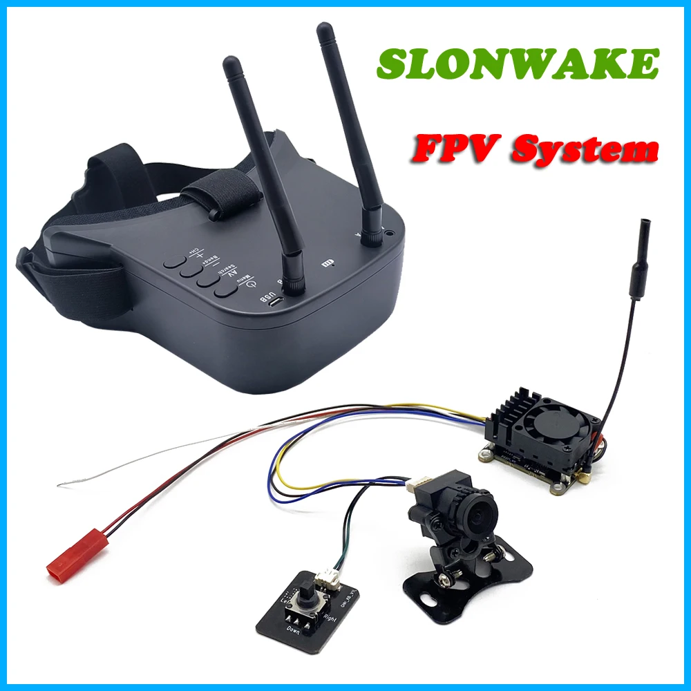5.8G 48CH Dual Antennas FPV Goggles Monitor+2000mW adjustable VTX Transmitter Launcher+CMOS 1200TVL fpv camera for Long Range
5.8G 48CH Dual Antennas FPV Goggles Monitor+2000mW adjustable VTX Transmitter Launcher+CMOS 1200TVL fpv camera for Long Range