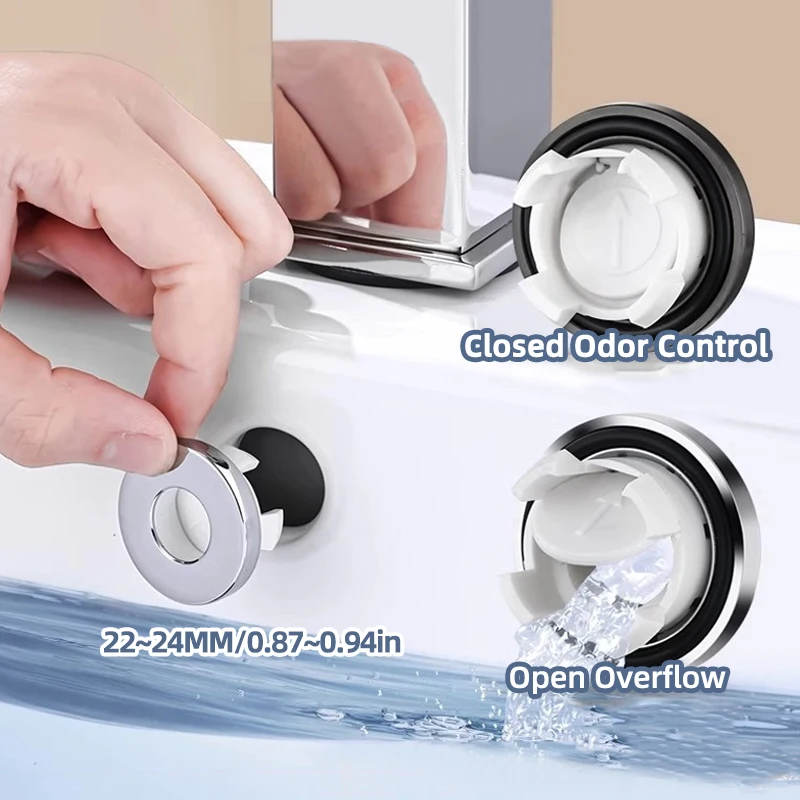 Brass Sink Overflow Ring Bathroom Kitchen Sink Basin Trim Overflow Cover Hole Insert Cap Shut Off Valve With Baffle
Brass Sink Overflow Ring Bathroom Kitchen Sink Basin Trim Overflow Cover Hole Insert Cap Shut Off Valve With Baffle