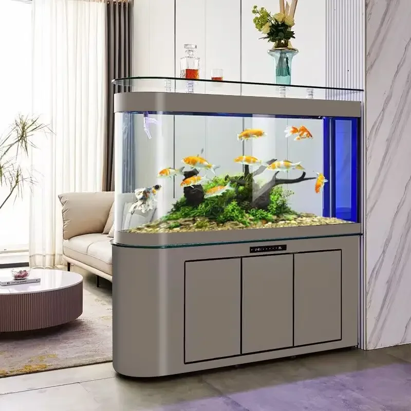 Fish Tank Living Room Entrance Screen Medium and Large Glass Ecological Circulation Bottom Filter Aquarium Fish Globe
Fish Tank Living Room Entrance Screen Medium and Large Glass Ecological Circulation Bottom Filter Aquarium Fish Globe