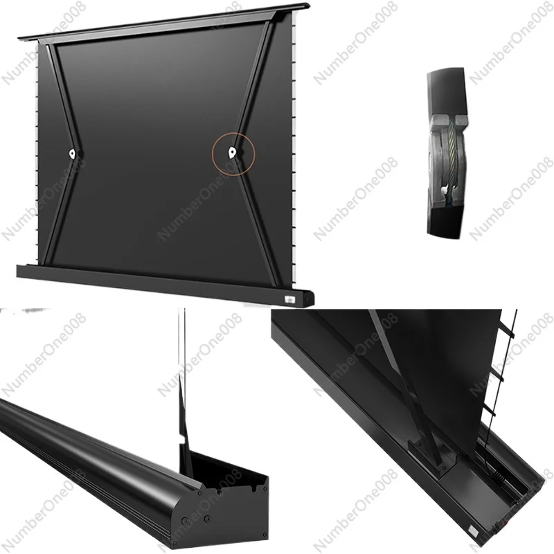 72-120-дюймовый моторизованный электрический напольный проектор с функцией отражения окружающего света для домашнего кинотеатра UST Laser 4K
72-120-дюймовый моторизованный электрический напольный проектор с функцией отражения окружающего света для домашнего кинотеатра UST Laser 4K