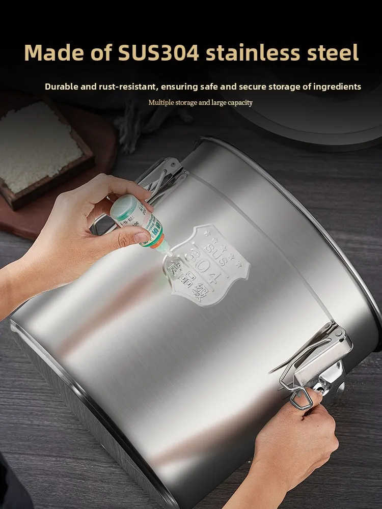 Thiened 304 Stainl Steel Food ade Kitchen Oil Storage Jar Peanut Oil Container with Sed Lid Home Use Cooking Utensil
Thiened 304 Stainl Steel Food ade Kitchen Oil Storage Jar Peanut Oil Container with Sed Lid Home Use Cooking Utensil