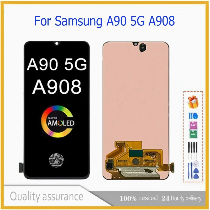 AMOLED для Samsung Galaxy A90 5G дюймовый ЖК-дисплей с рамкой и сенсорным экраном SM-A908B мобильный телефон
AMOLED для Samsung Galaxy A90 5G дюймовый ЖК-дисплей с рамкой и сенсорным экраном SM-A908B мобильный телефон