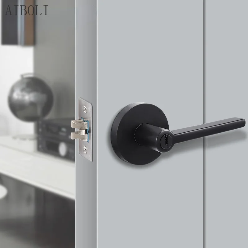 Three-bar Lock Spherical Handle Lock Indoor Bathroom Door Lock Single Tongue Room Door Lock Handle Door Lock
Three-bar Lock Spherical Handle Lock Indoor Bathroom Door Lock Single Tongue Room Door Lock Handle Door Lock