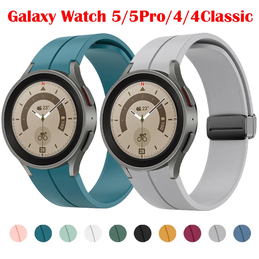 Sports Silicone Band For Samsung Galaxy Watch 5/4 44mm 40mm Watch 4 classic 46mm 42mm Bracelet Galaxy Watch 5 pro 45mm Strap
Sports Silicone Band For Samsung Galaxy Watch 5/4 44mm 40mm Watch 4 classic 46mm 42mm Bracelet Galaxy Watch 5 pro 45mm Strap