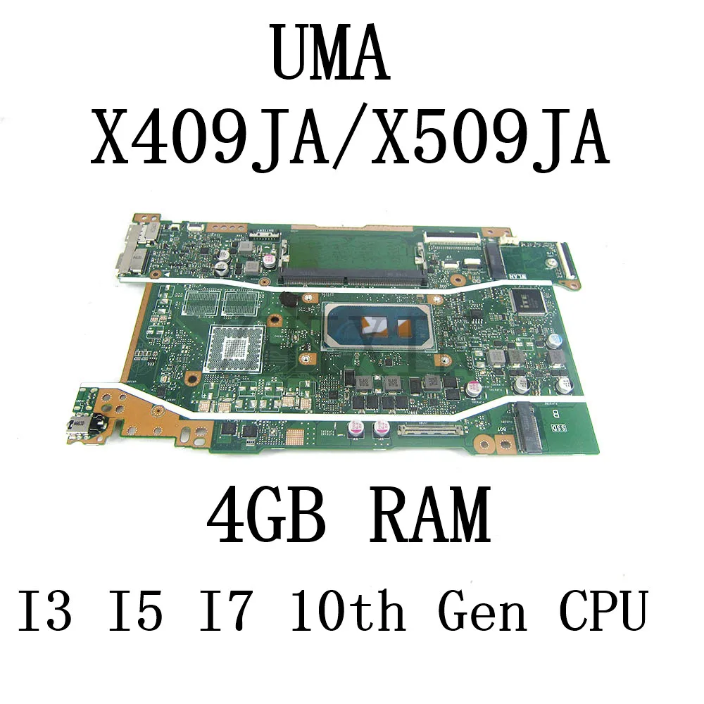 X409JA для ASUS X509JA X509JB R409J A409J F409J A509J F509J Материнская плата для ноутбука i3 i5 i7-10th Gen CPU 4 ГБ ОЗУ UMA
X409JA для ASUS X509JA X509JB R409J A409J F409J A509J F509J Материнская плата для ноутбука i3 i5 i7-10th Gen CPU 4 ГБ ОЗУ UMA