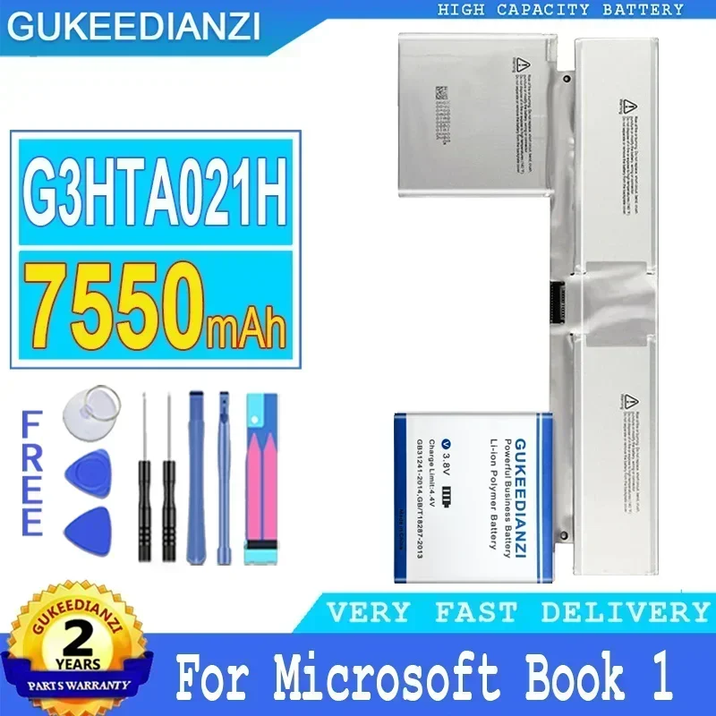 Аккумулятор большой емкости 3000 мА/ч 7550 мА/ч для Microsoft Surface Book 1 13,5 дюйма 1705 основа для клавиатуры 1703 экран CR7 DAK822470K
Аккумулятор большой емкости 3000 мА/ч 7550 мА/ч для Microsoft Surface Book 1 13,5 дюйма 1705 основа для клавиатуры 1703 экран CR7 DAK822470K