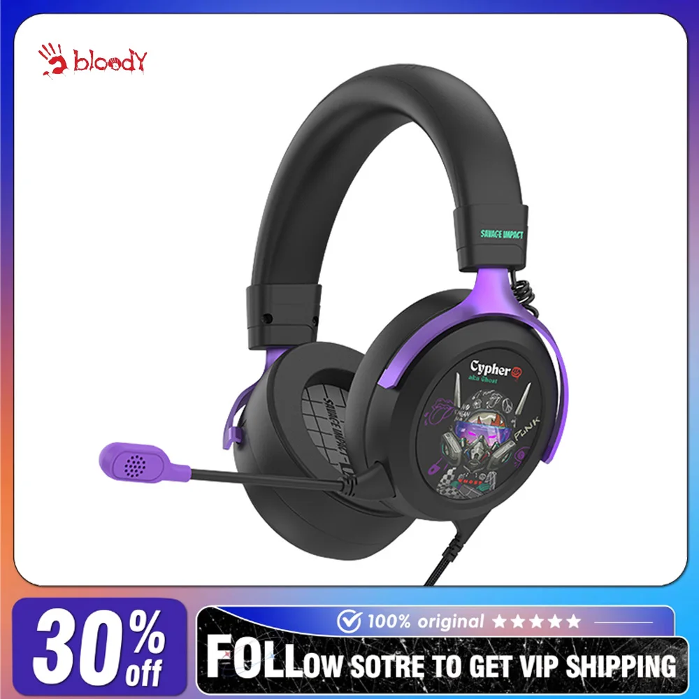 Savage Impact x Bloody M595Pro Wired headphone Single model AI Noise Reduction FPS Valorant E-sports Gamer Headset
Savage Impact x Bloody M595Pro Wired headphone Single model AI Noise Reduction FPS Valorant E-sports Gamer Headset