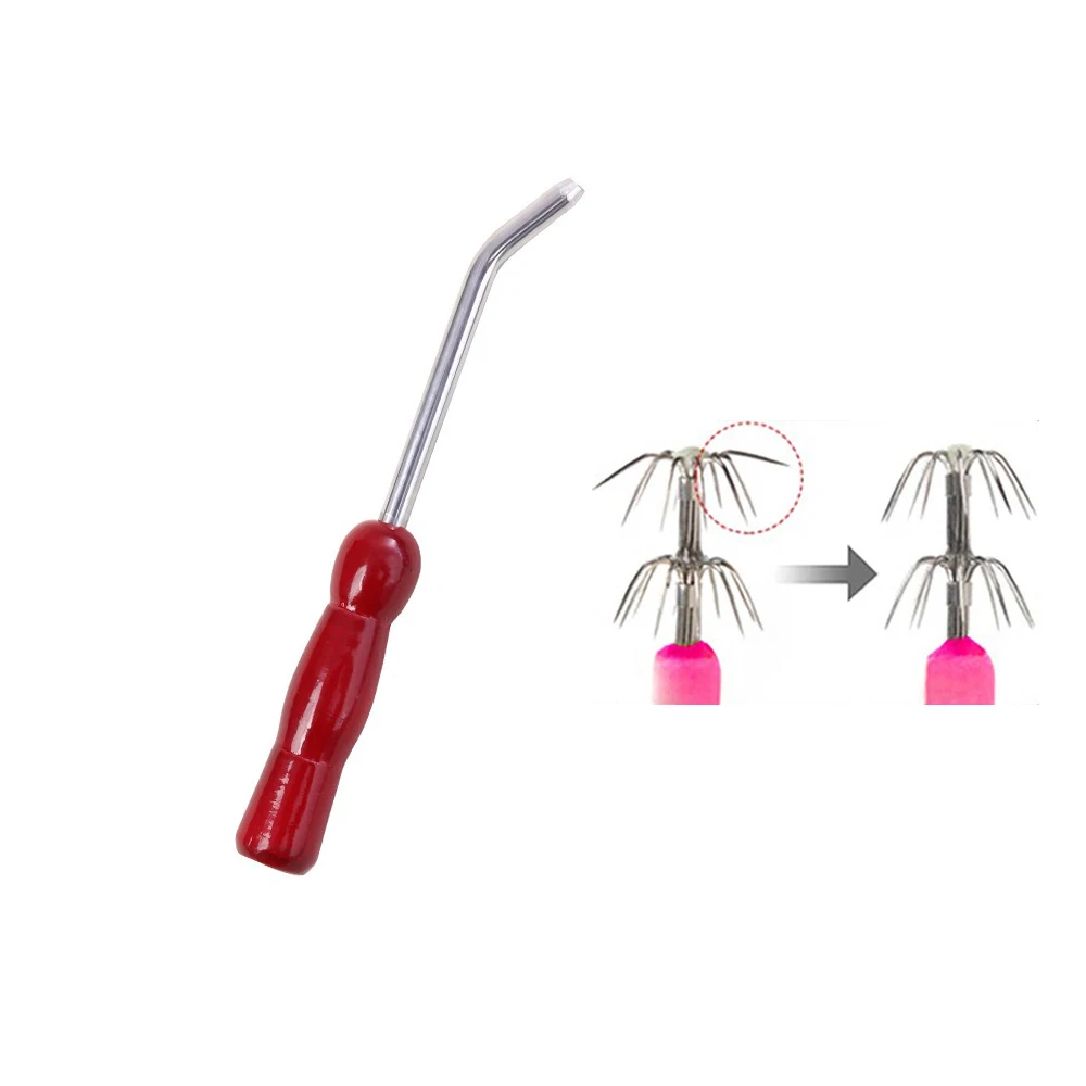 New Squid Hook Corrector Tool Stainless Steel Octopus Hook Repair Tool Can Restore Deformed Fishhook Fishing Tackle Accessories
New Squid Hook Corrector Tool Stainless Steel Octopus Hook Repair Tool Can Restore Deformed Fishhook Fishing Tackle Accessories