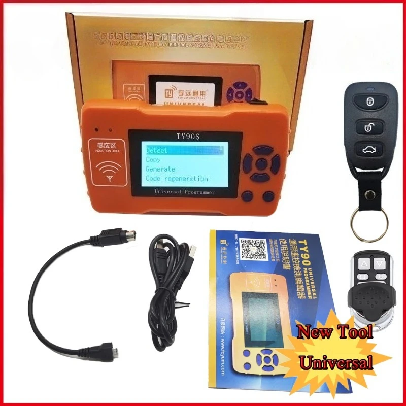 TY90S Remote Copy Master Universal Remote Control Programmer Digital Counter Frequency Tester DataRC Cloner for Locksmith Tool
TY90S Remote Copy Master Universal Remote Control Programmer Digital Counter Frequency Tester DataRC Cloner for Locksmith Tool