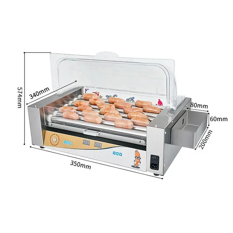 Home Electric Sausage Machine 7 Sticks Digital Display Automatic Temperature Control Hotdog Ham Commercial Hot Dog
Home Electric Sausage Machine 7 Sticks Digital Display Automatic Temperature Control Hotdog Ham Commercial Hot Dog