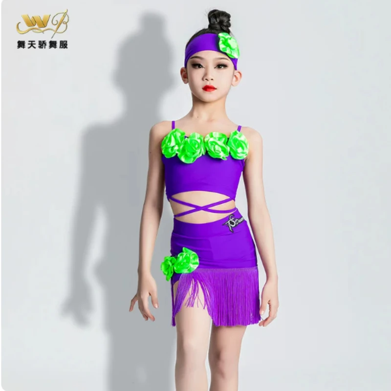 Latin Skirt Ball Dance Competition Dress Stage Costume Dancewear Outfits Evening Girls Line Party Prom Sports Clothes Customized
Latin Skirt Ball Dance Competition Dress Stage Costume Dancewear Outfits Evening Girls Line Party Prom Sports Clothes Customized
