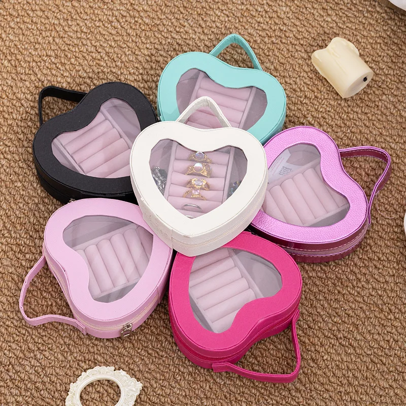 Solid Color Pu Heart Shaped Necklace Box Pendant Jewelry Packaging Boxes Valentine'S Day Wedding Lover Gift Storage Case
Solid Color Pu Heart Shaped Necklace Box Pendant Jewelry Packaging Boxes Valentine'S Day Wedding Lover Gift Storage Case