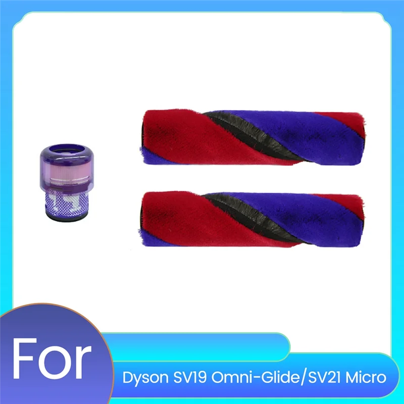 Soft Velvet Twin Roller Brush And Filter Set For Dyson SV19 Omni-Glide/SV21 Micro Vacuum – 2 Pieces
Soft Velvet Twin Roller Brush And Filter Set For Dyson SV19 Omni-Glide/SV21 Micro Vacuum – 2 Pieces