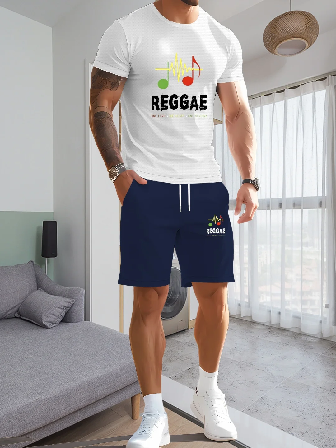 Summer high-definition pattern printed men's breathable and comfortable outdoor casual short-sleeved round-neck T-shirt and shor
Summer high-definition pattern printed men's breathable and comfortable outdoor casual short-sleeved round-neck T-shirt and shor