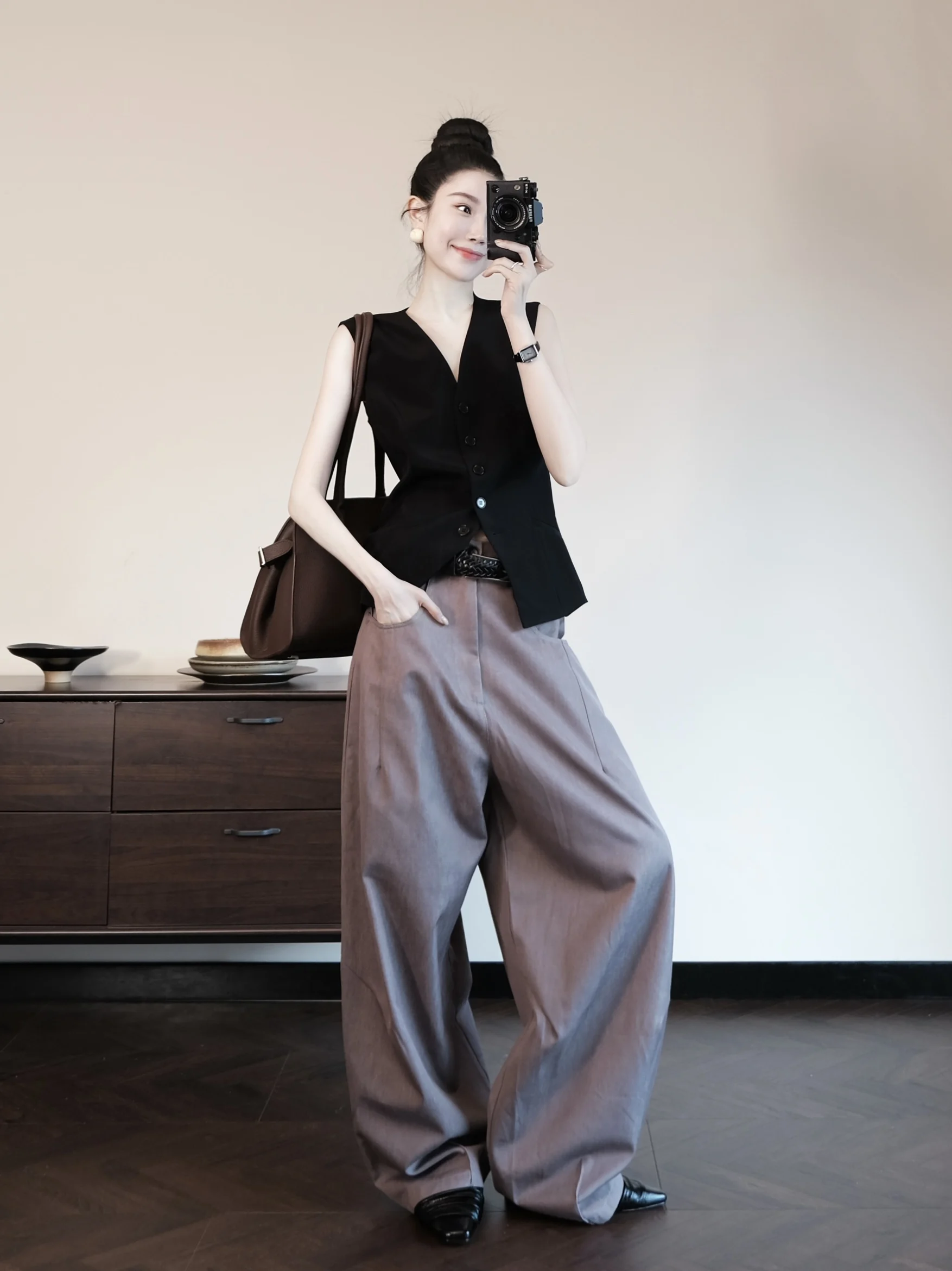 Loose Balloon Pants Casual Street Sle Simple Summer Long Pants Cotton High Waist Straight Leg Pants for Women Breathable
Loose Balloon Pants Casual Street Sle Simple Summer Long Pants Cotton High Waist Straight Leg Pants for Women Breathable