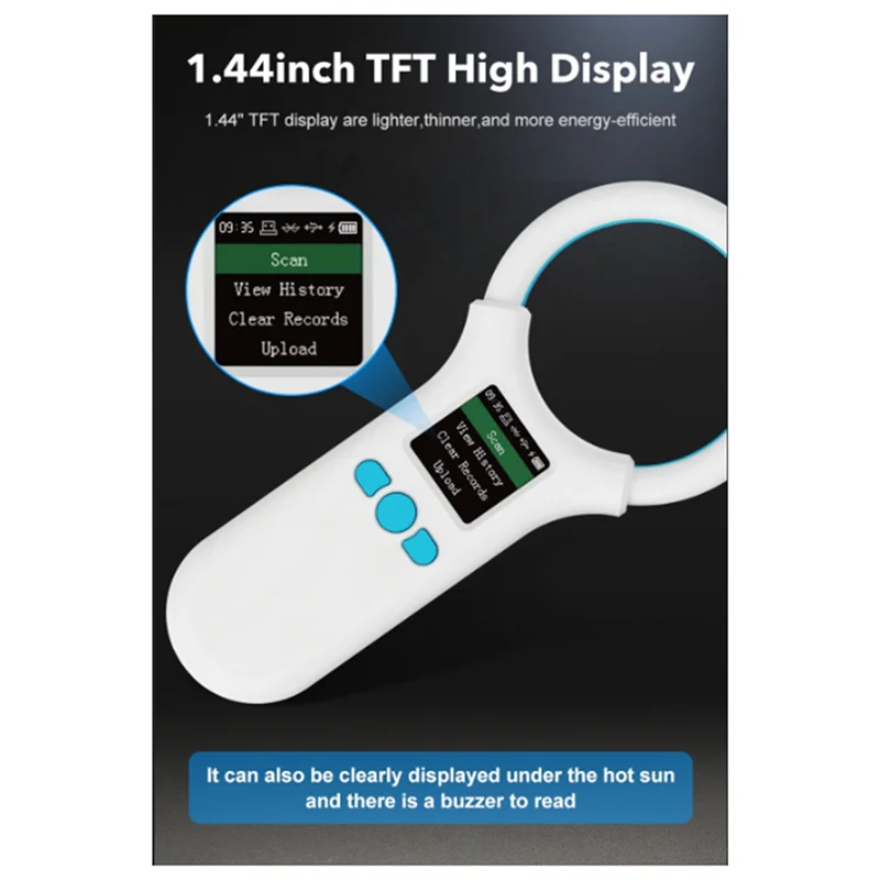 RFID-считыватель ABKI-Animal 134,2 кГц/125 кГц для домашних животных FDX-B EMID Регулируемая яркость звука USB Ручной мини-сканер для собак, кошек и лошадей
RFID-считыватель ABKI-Animal 134,2 кГц/125 кГц для домашних животных FDX-B EMID Регулируемая яркость звука USB Ручной мини-сканер для собак, кошек и лошадей
