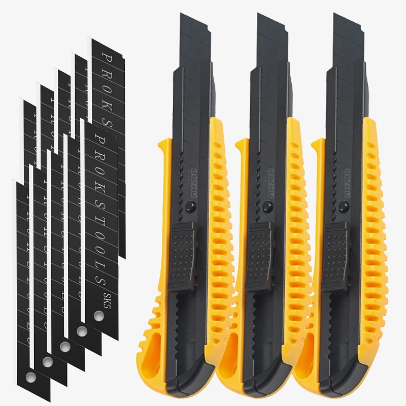 Multifunctional art knife retractable sharp steel knife industrial grade durable paper cutter electrician professional knife
Multifunctional art knife retractable sharp steel knife industrial grade durable paper cutter electrician professional knife