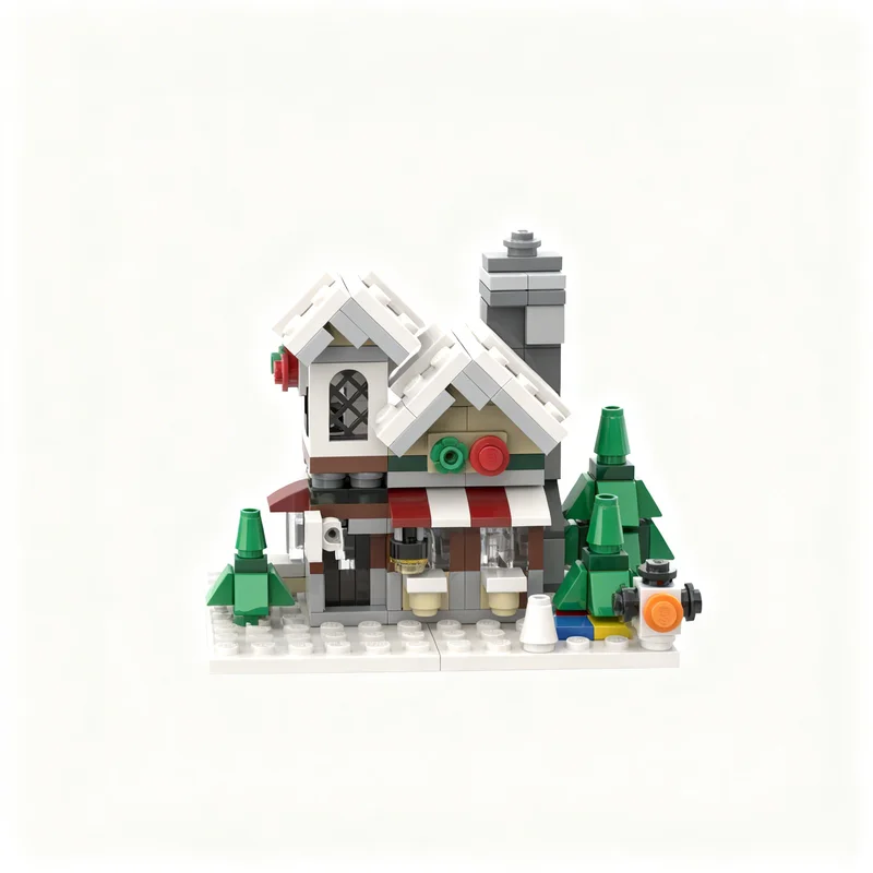 NEW 261PCS MOC Street View Mini Winter Shop Model Custom Building Blocks Architecture DIY Assembly Display Gift Collectible Set
NEW 261PCS MOC Street View Mini Winter Shop Model Custom Building Blocks Architecture DIY Assembly Display Gift Collectible Set