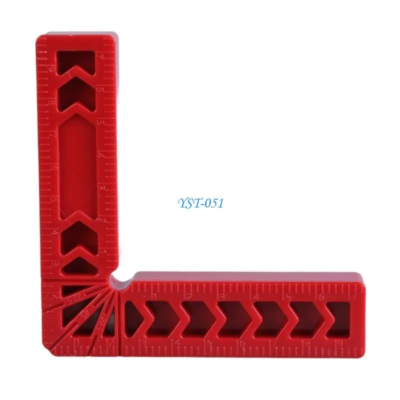 E15A 90 Degree Right Angles Positioning Square Clear Scale for Precise Measurements & Markings In Woodworking & DIY Projects
