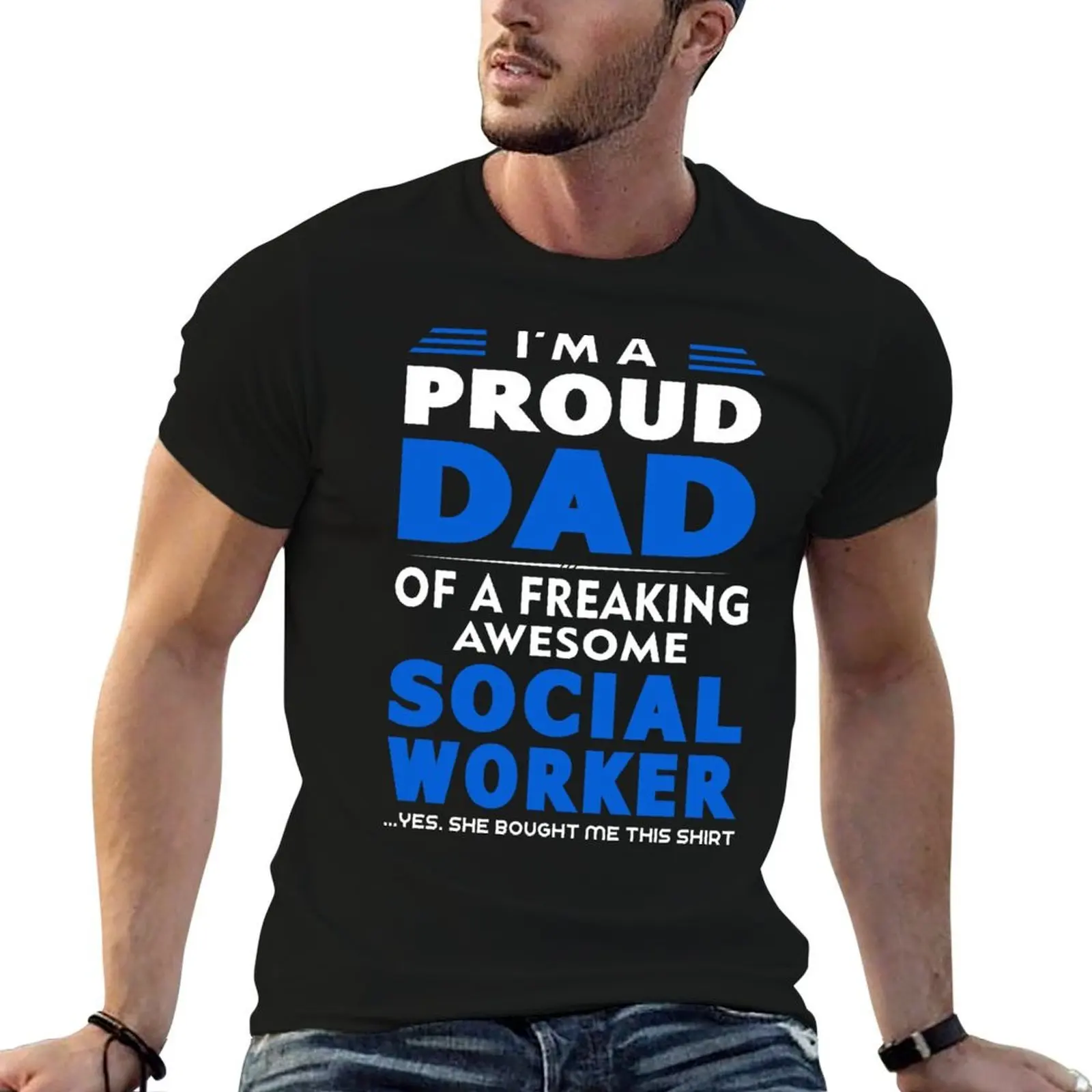 PROUD DAD OF A SOCIAL WORKER T-Shirt g man t shirts for men t shirt men 100% cotton luxury brand T-Shirt
PROUD DAD OF A SOCIAL WORKER T-Shirt g man t shirts for men t shirt men 100% cotton luxury brand T-Shirt