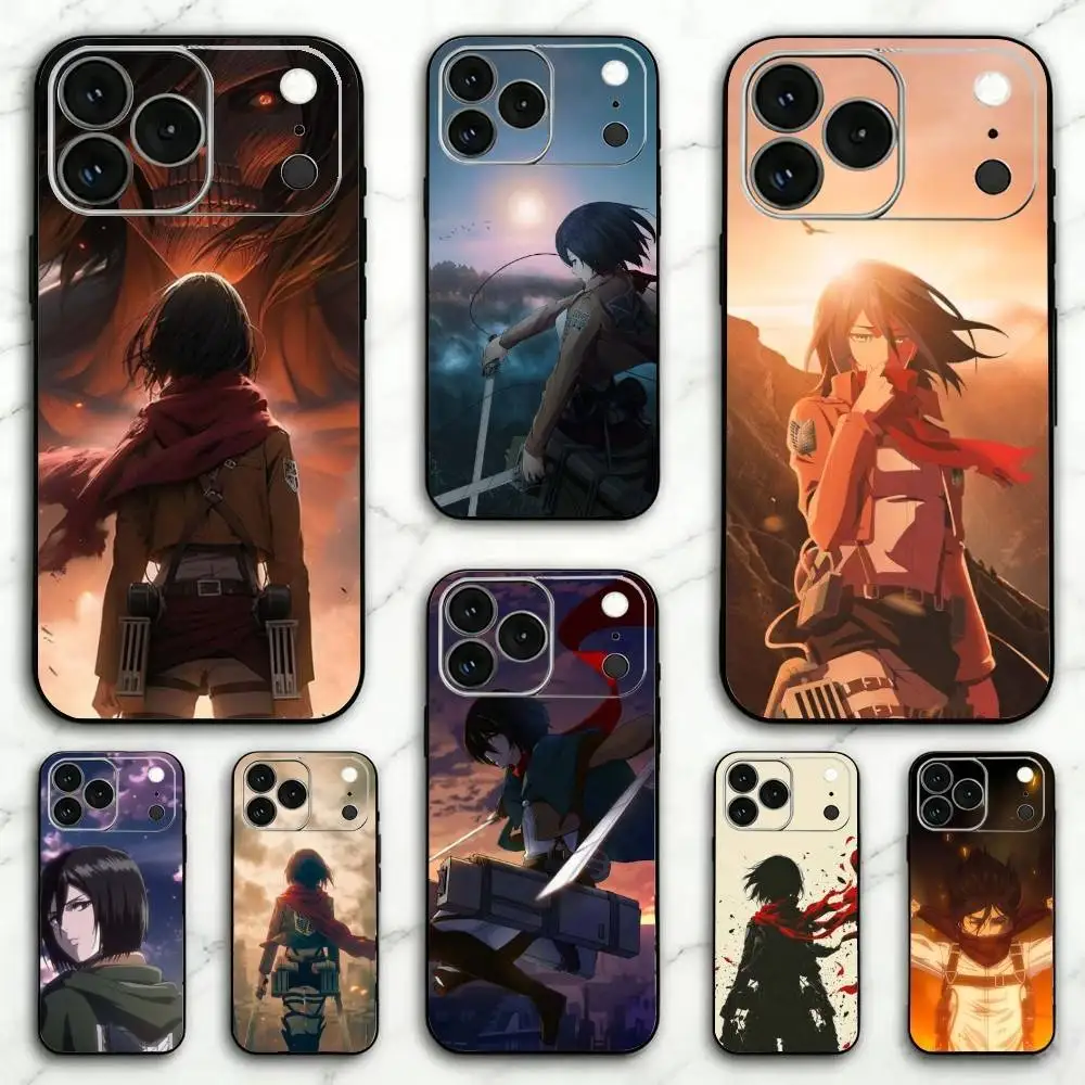 A-Attack on T-Titan M-Mikasa Phone Case For iPhone 17, 16,15,14,13,12,11 Plus,Pro Max, Others Soft Black Cover
A-Attack on T-Titan M-Mikasa Phone Case For iPhone 17, 16,15,14,13,12,11 Plus,Pro Max, Others Soft Black Cover