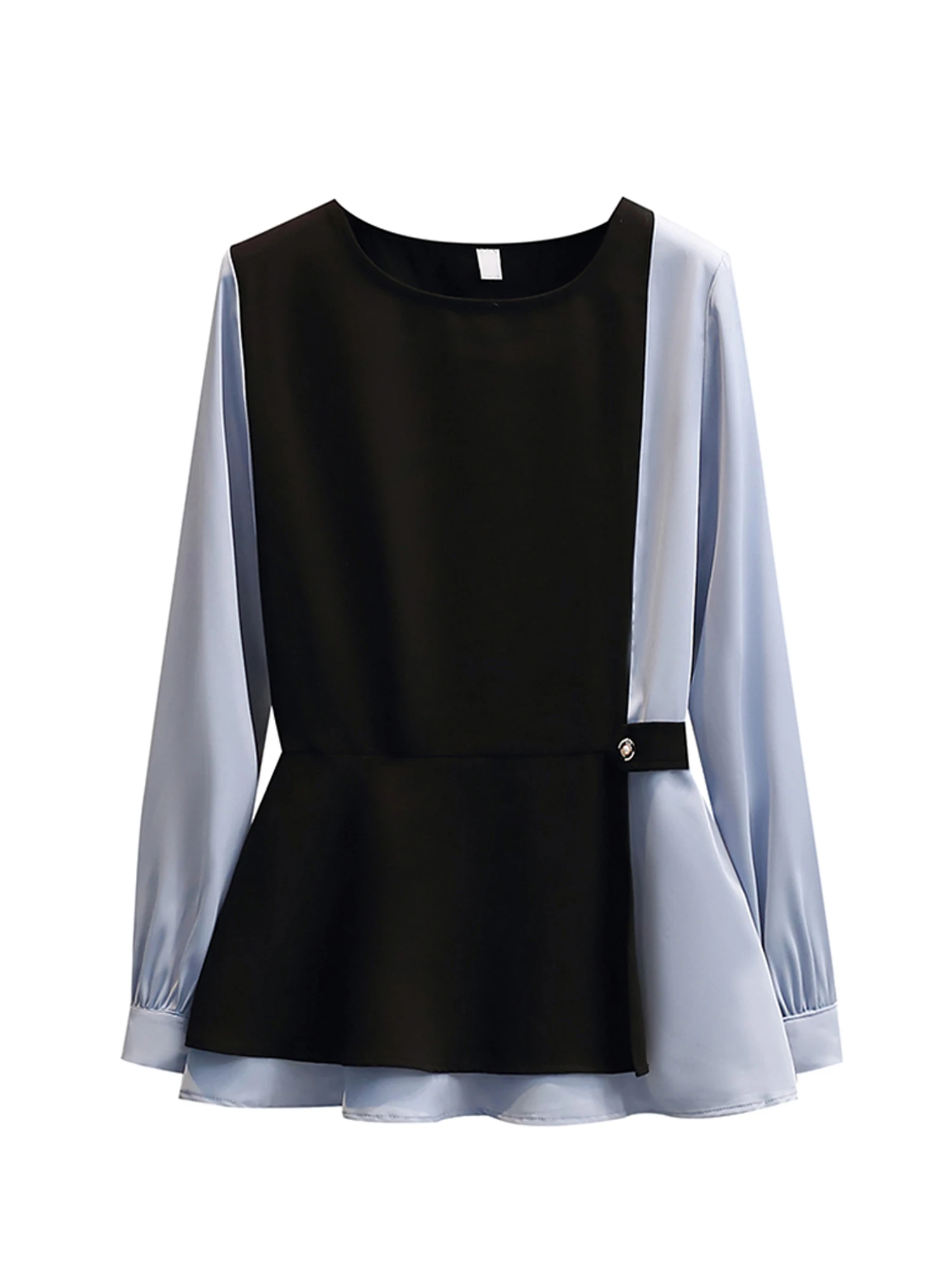 Women's Blue Patchwork Shirts Blouses Vintage Elegant Aesthetic 2000s Long Sleeve Oversize Shirt Fashion Clothes Spring Autumn
Women's Blue Patchwork Shirts Blouses Vintage Elegant Aesthetic 2000s Long Sleeve Oversize Shirt Fashion Clothes Spring Autumn