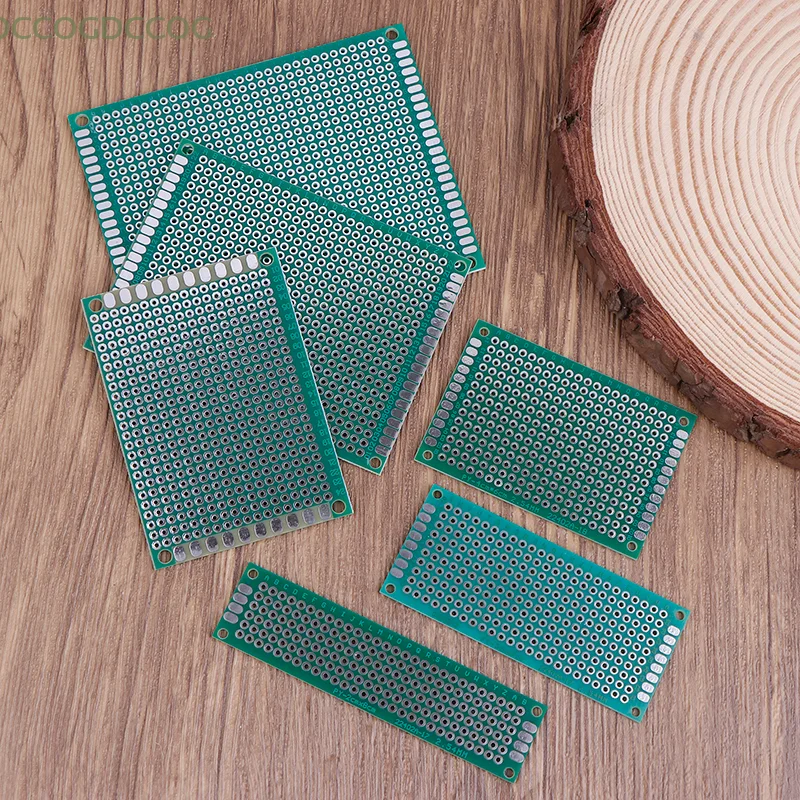 5pcs Universal Printed Circuit PCB Board Protoboard For Arduino PCB Prototype Breadboard 2x8 3x7 4x6 5x7 6x8 7x9cm Double Side
5pcs Universal Printed Circuit PCB Board Protoboard For Arduino PCB Prototype Breadboard 2x8 3x7 4x6 5x7 6x8 7x9cm Double Side