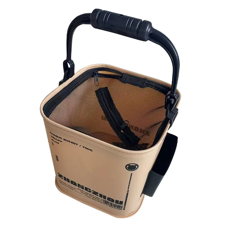Live Fish Bucket Outdoor Fishing Foldable Bucket Wild EVA Will Carry The Rope Net Protection
Live Fish Bucket Outdoor Fishing Foldable Bucket Wild EVA Will Carry The Rope Net Protection