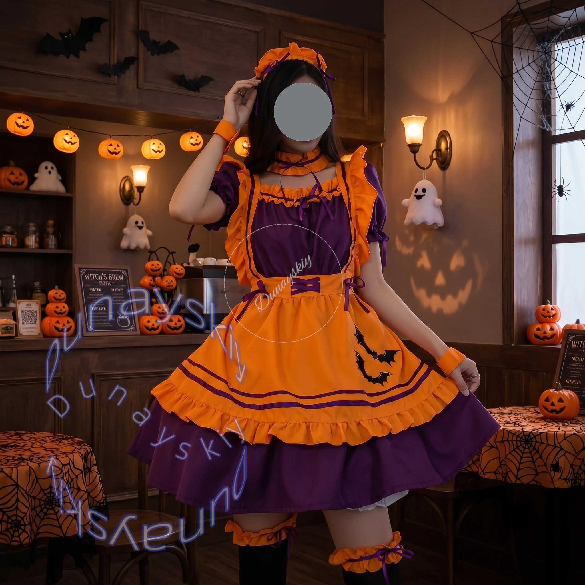 Halloween maid cosplay maid restaurant maid anime performance costume embroidered Halloween clothing celebration performance
Halloween maid cosplay maid restaurant maid anime performance costume embroidered Halloween clothing celebration performance