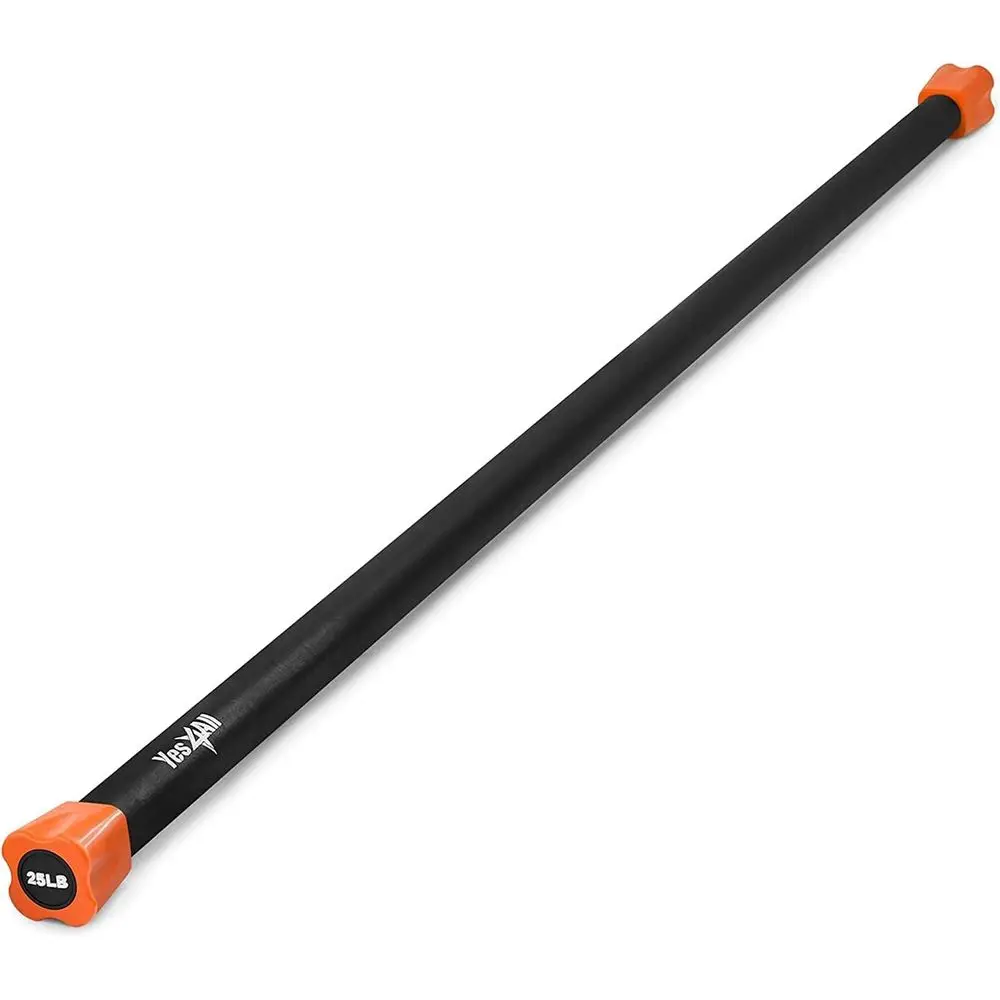 Home and Gym Use: Weighted Exercise Bar for Total Body, Strength Training, and Yoga
Home and Gym Use: Weighted Exercise Bar for Total Body, Strength Training, and Yoga