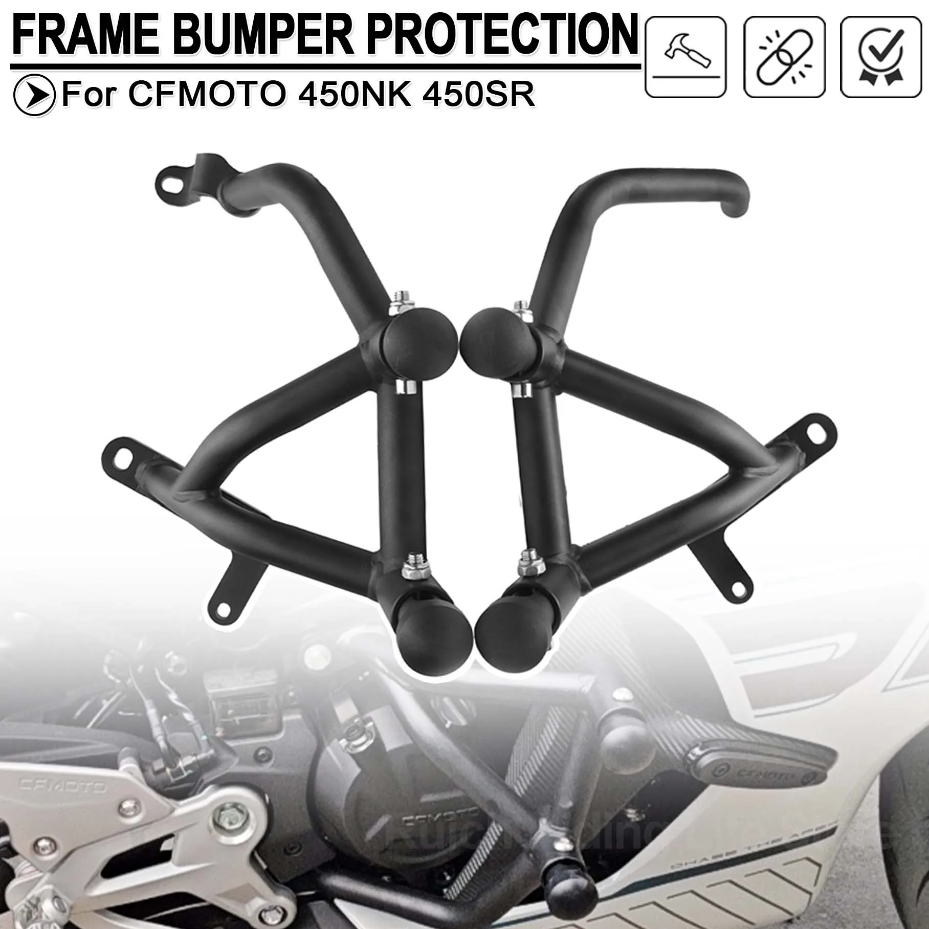 Motorcycle Engine Guard Highway Crash Bars Bumper Protector For CFMOTO 450NK 450SR NK 450 SR 450 SR450 NK 450 NK SR Accessories
Motorcycle Engine Guard Highway Crash Bars Bumper Protector For CFMOTO 450NK 450SR NK 450 SR 450 SR450 NK 450 NK SR Accessories