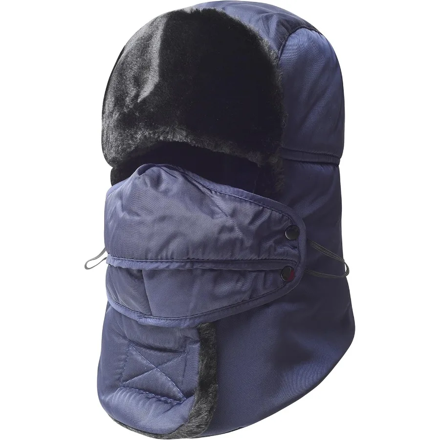 Trooper Trapper HatWinter Ski Hat with Winter Ear Flap and Ski Windproof Mask
Trooper Trapper HatWinter Ski Hat with Winter Ear Flap and Ski Windproof Mask