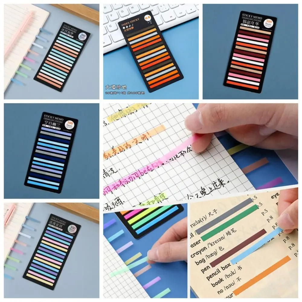 Office Supplies 300 Sheets Rainbow Index Memo Pad Stationery Kawaii Sticky Notepads PET Sticker Notes Kids
Office Supplies 300 Sheets Rainbow Index Memo Pad Stationery Kawaii Sticky Notepads PET Sticker Notes Kids