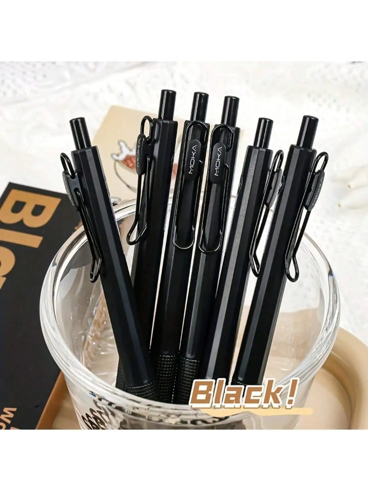 6 Packs Bulk Warrior Black Pens 0.5mm Fine Point Smooth Writing Plastic Ballpoint Pens For School Student Exam Office Daily Stationery Gifts
6 Packs Bulk Warrior Black Pens 0.5mm Fine Point Smooth Writing Plastic Ballpoint Pens For School Student Exam Office Daily Stationery Gifts