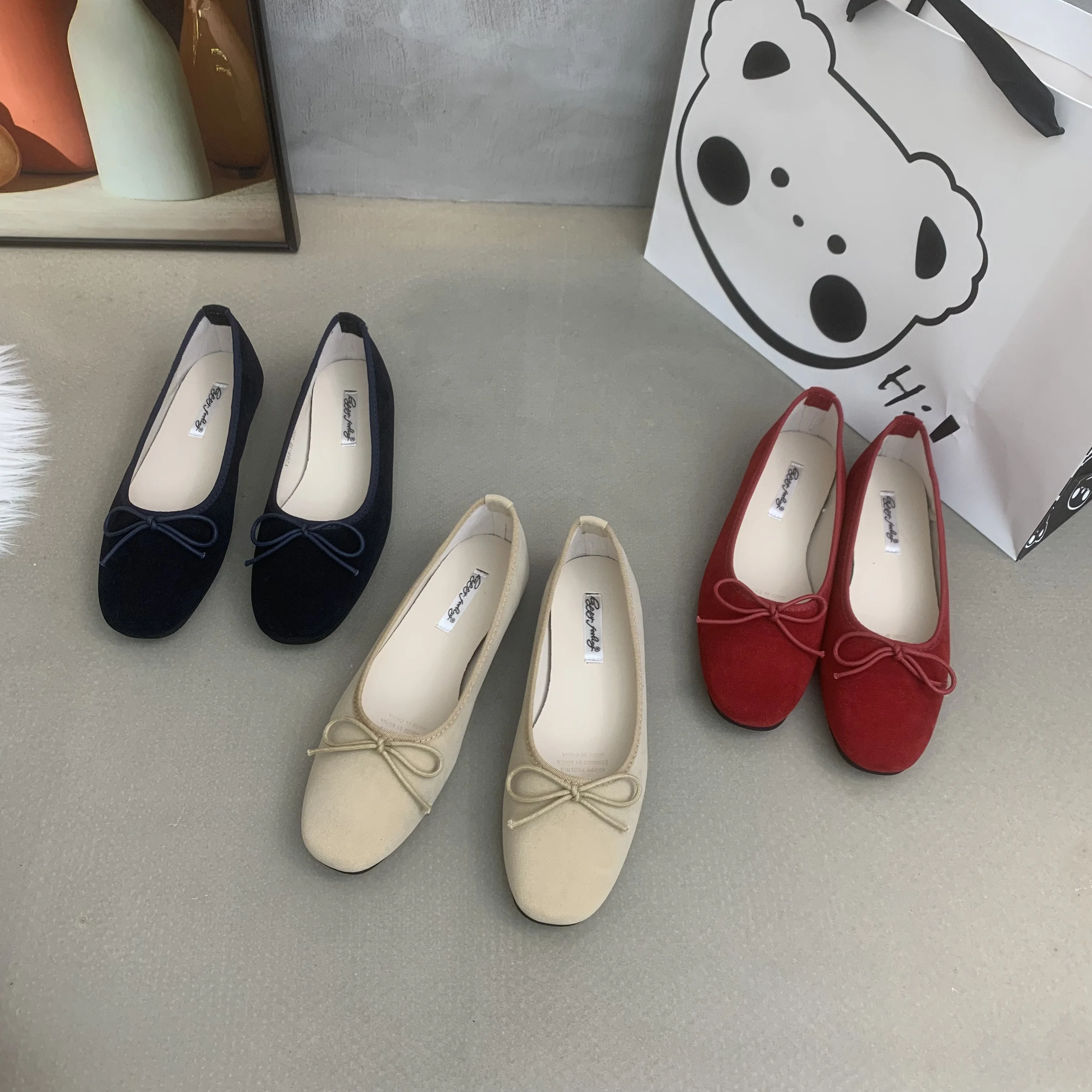 Bailamos 2025 Spring Women Flat Shoes Flat Soft Heel Casual Ballet Shoes Fashion Round Toe Shallow Slip On Ballerinas Shoes
Bailamos 2025 Spring Women Flat Shoes Flat Soft Heel Casual Ballet Shoes Fashion Round Toe Shallow Slip On Ballerinas Shoes
