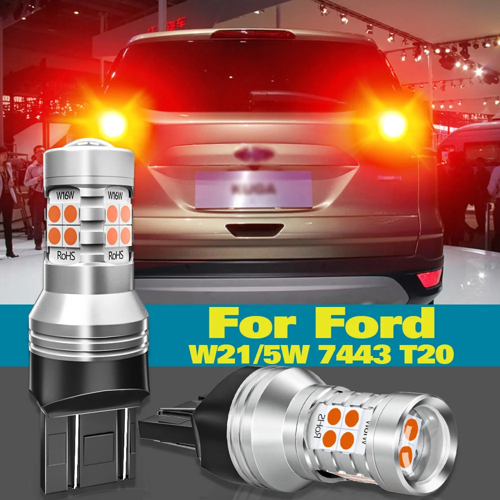Brake Light Blub W21/5W 7443 T20 For Ford Kuga 1 2008 2009 2010 2011 2012 Accessories 2pcs LED Lamp
Brake Light Blub W21/5W 7443 T20 For Ford Kuga 1 2008 2009 2010 2011 2012 Accessories 2pcs LED Lamp