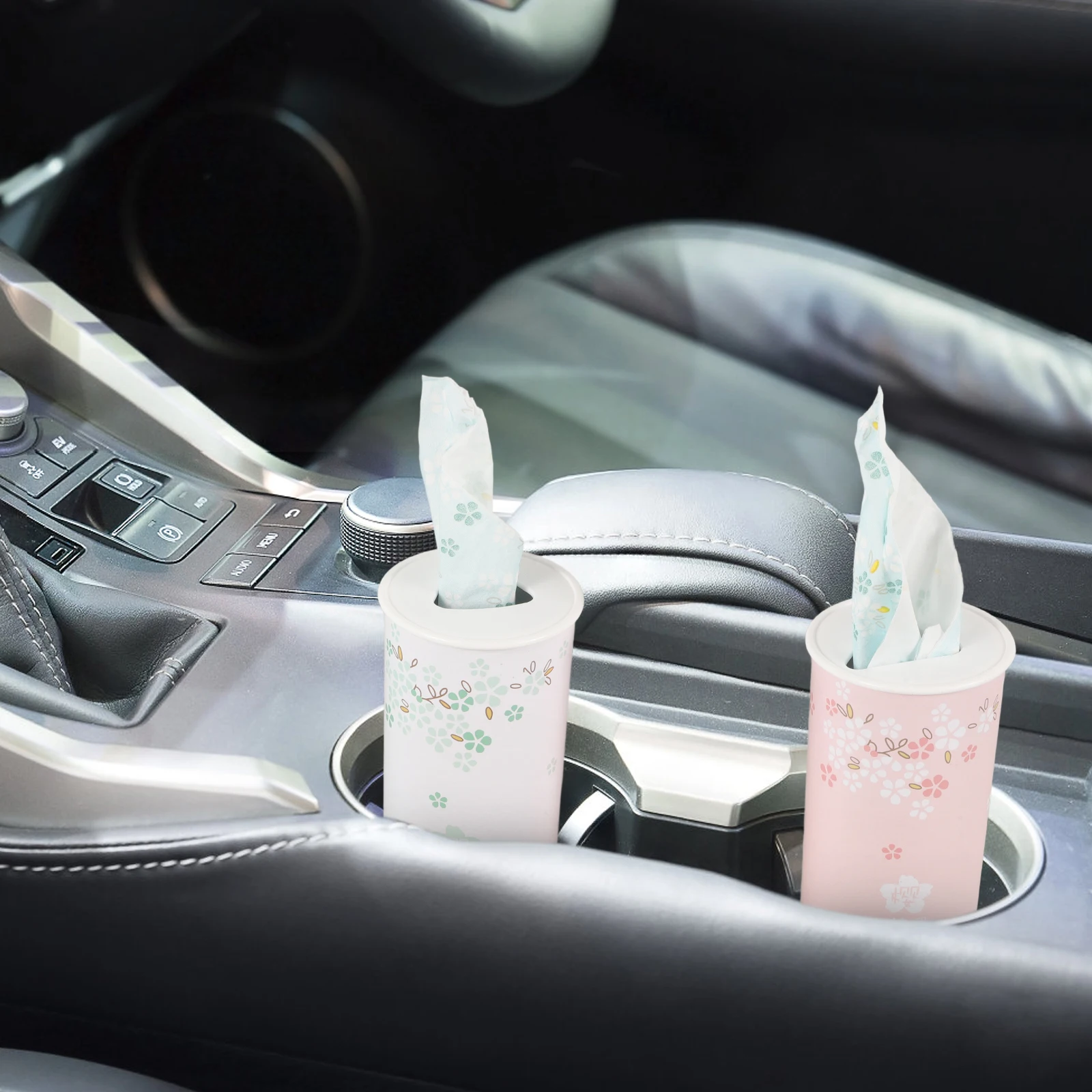 3 Pcs Cute Print Car Tissue 40 Sheets Cylinder Box Cup Holder Travel Facial Wipes Portable Napkin For Home Hotel Office Sturdy
3 Pcs Cute Print Car Tissue 40 Sheets Cylinder Box Cup Holder Travel Facial Wipes Portable Napkin For Home Hotel Office Sturdy