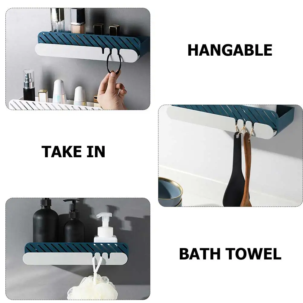 Wall-Mounted Storage Rack for Bathroom Kitchen Organizer Plastic Durable Reusable Easy Install Environmentally Friendly Strong
Wall-Mounted Storage Rack for Bathroom Kitchen Organizer Plastic Durable Reusable Easy Install Environmentally Friendly Strong
