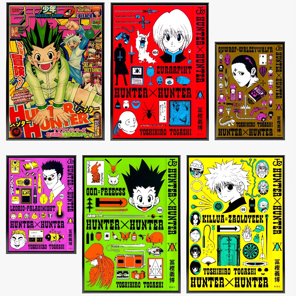 Anime Hunter X Hunter Poster Paper Print Home Living Room Bedroom Entrance Bar Cafe Art Painting Decoration
Anime Hunter X Hunter Poster Paper Print Home Living Room Bedroom Entrance Bar Cafe Art Painting Decoration